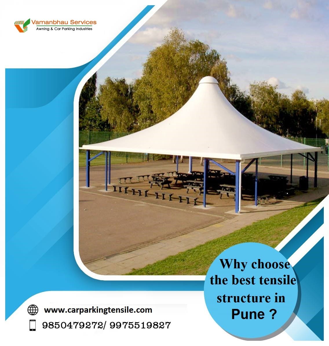 Why choose the best tensile structure in Pune